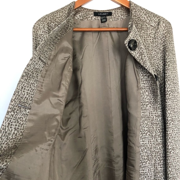 Louben Womens Blazer Coat - Picture 6 of 9